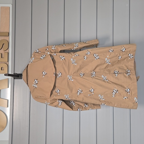 Charter Club Petite-Petite Embroidered Trench Coat In Soft Chestnut - Picture 6 of 16